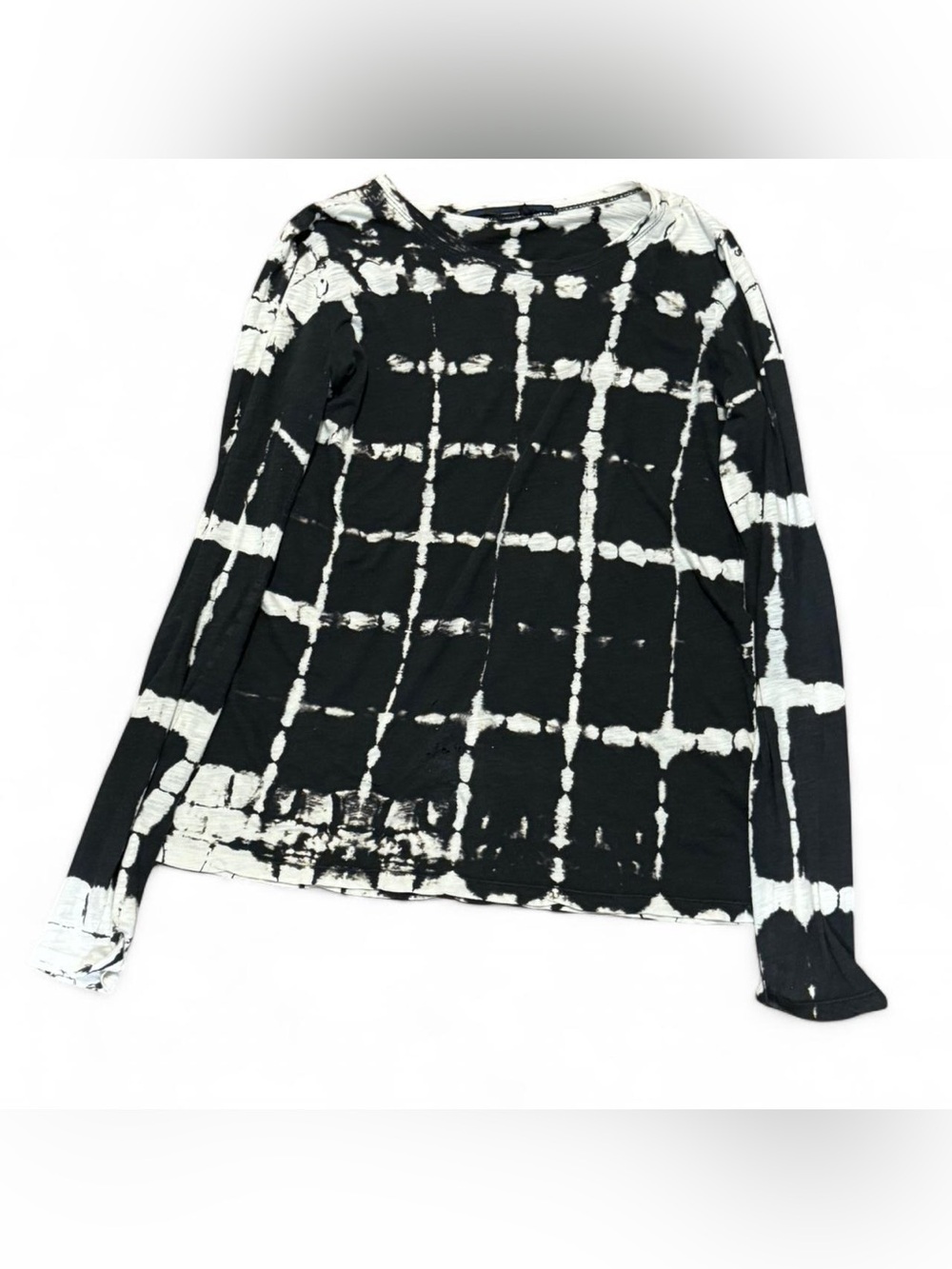 Proenza Schouler Tie-Dye Shirt Print Luxury Designer Long Sleeve Size Small
